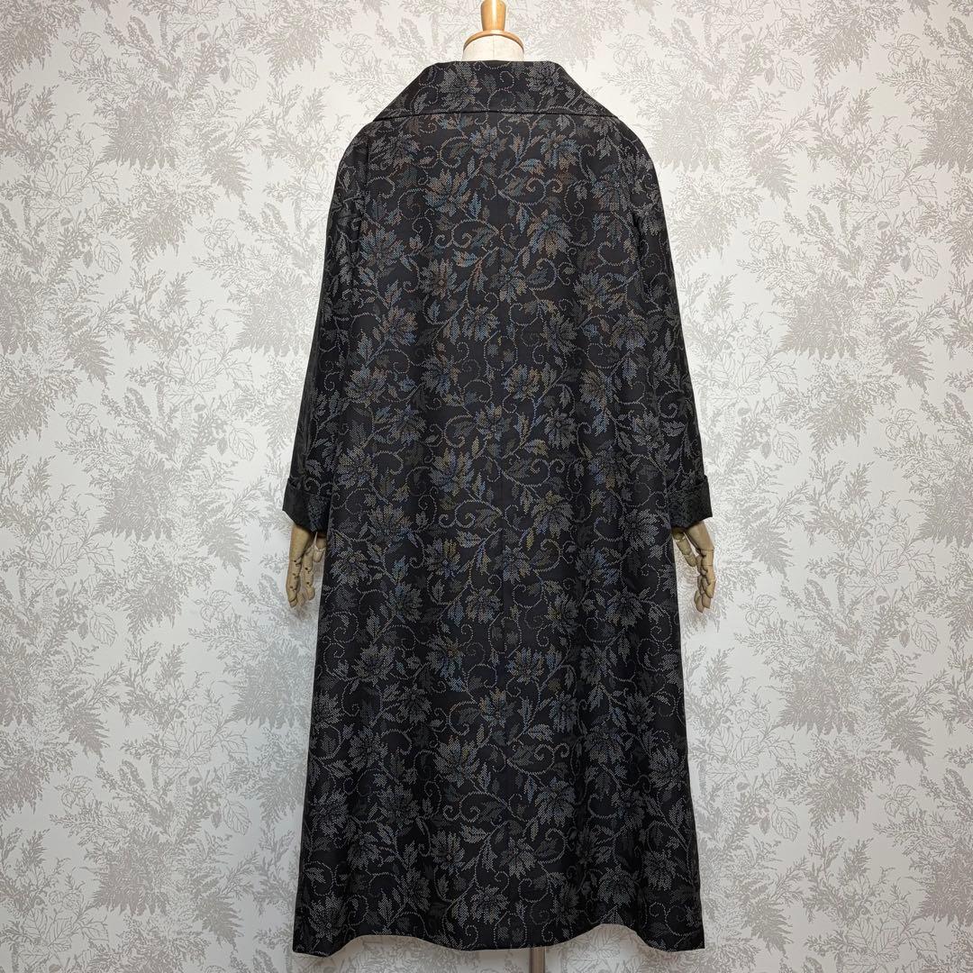 着物リメイク大島紬と上質な紬のリバーシブルコート - メルカリ