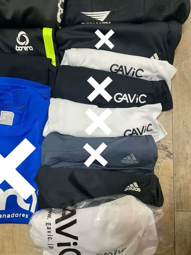 フットサル まとめ売りNIKE adidas Mユニフォームサッカー　練習着