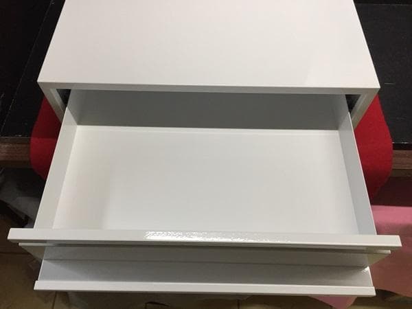 Ｙ 保管美品 スチールラック レンジ下収納 引出 スライドテーブル ホワイト