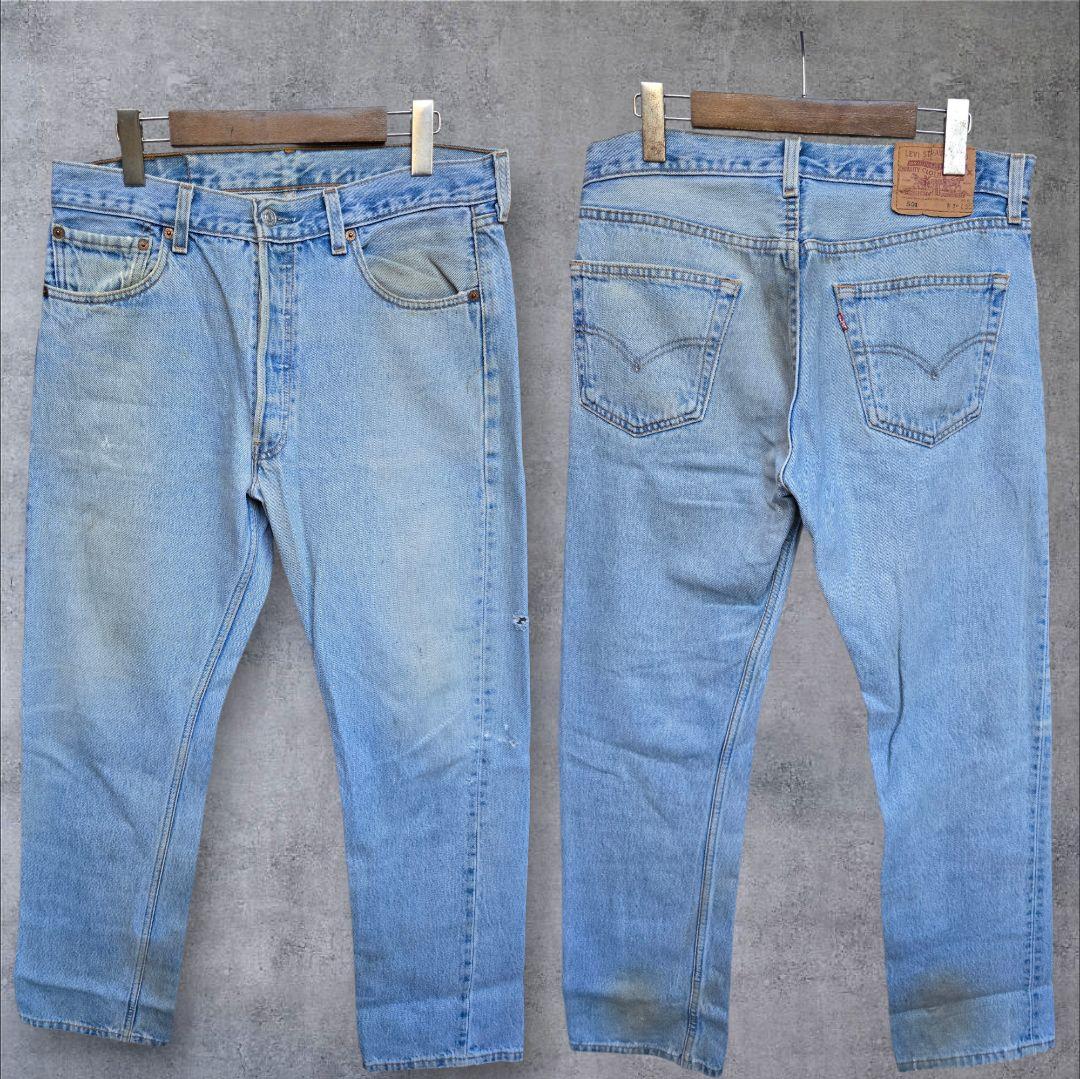 USA製】90s Levi's 501 濃淡良落ち W34 刻印546 - メルカリ