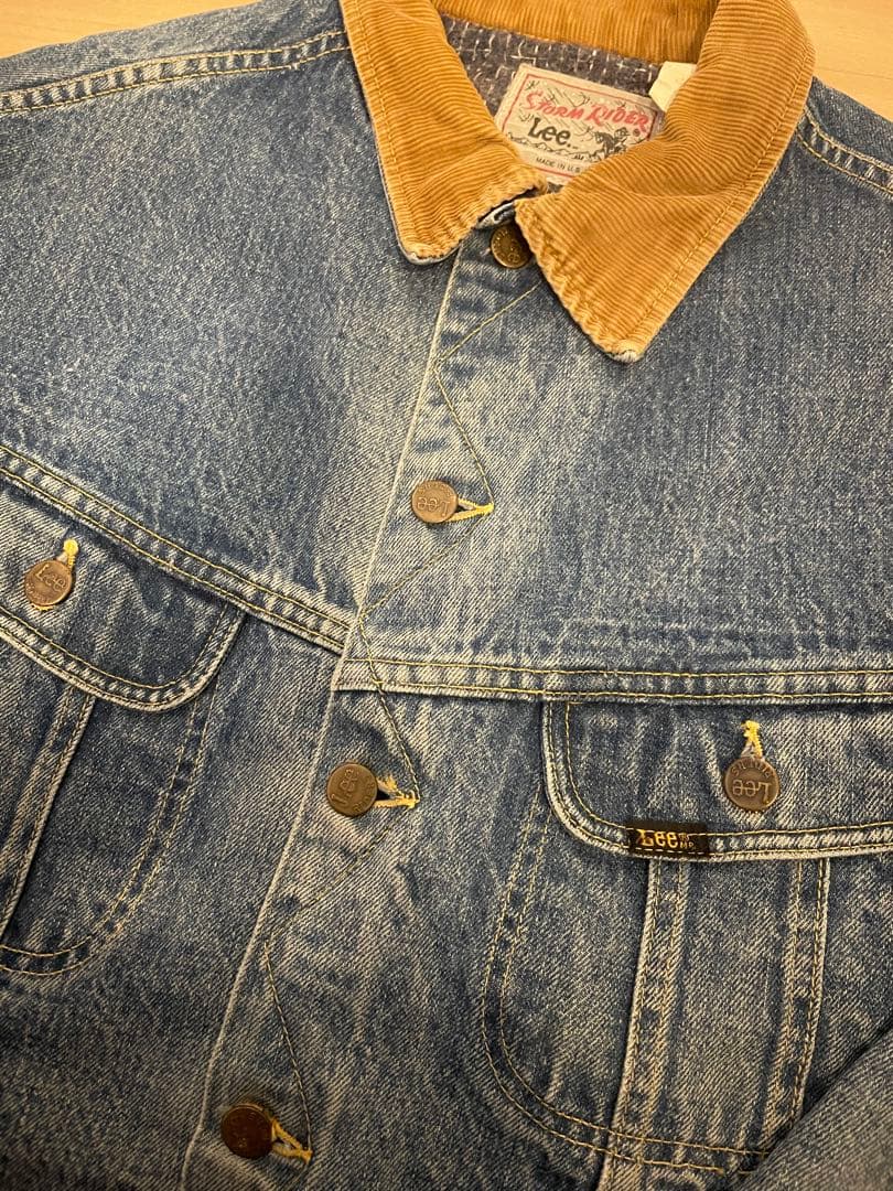 す*か様 ビンテージ 70's Lee ストームライダー 左綾 縦落ち