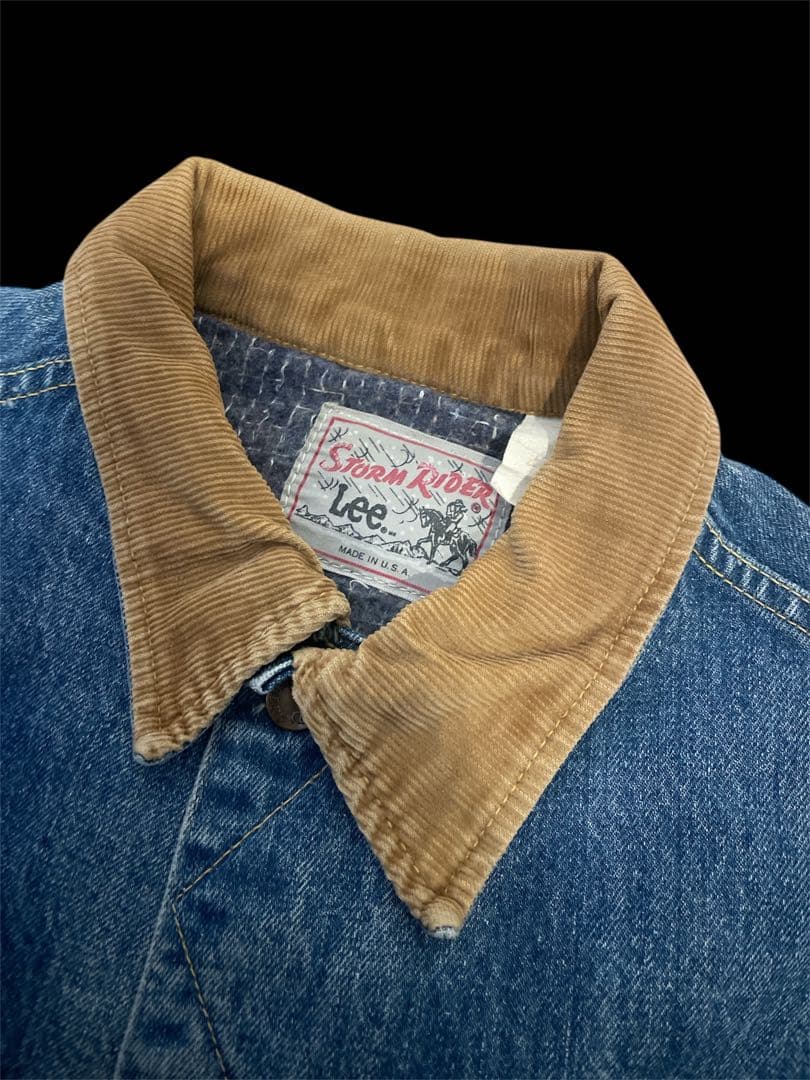 す*か様 ビンテージ 70's Lee ストームライダー 左綾 縦落ち
