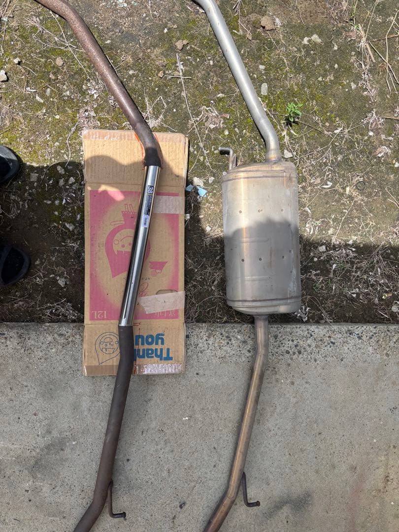 超値下げセール！】【爆音鳴き】l275s 中間 フルストレート マフラー