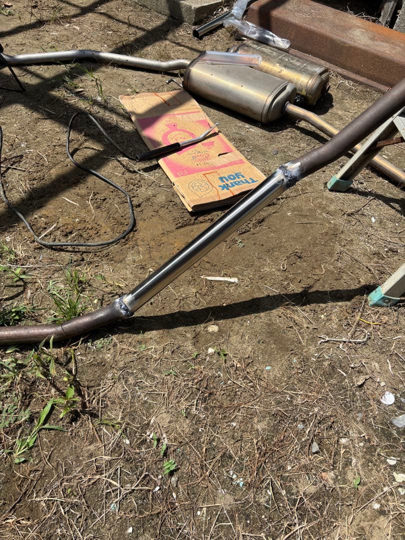 超値下げセール！】【爆音鳴き】l275s 中間 フルストレート マフラー