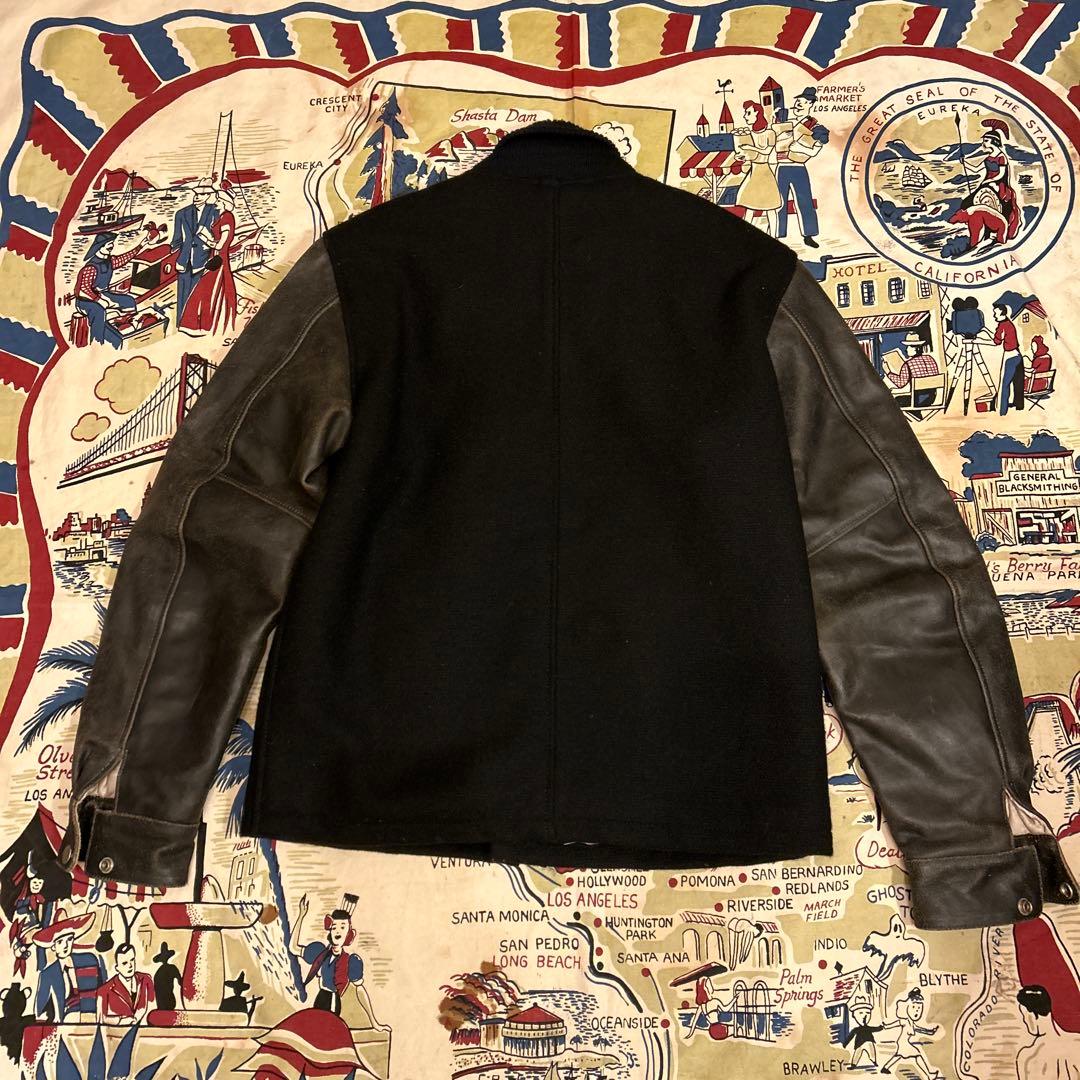 Indian Motorcycle スタジャン ブラック　牛革