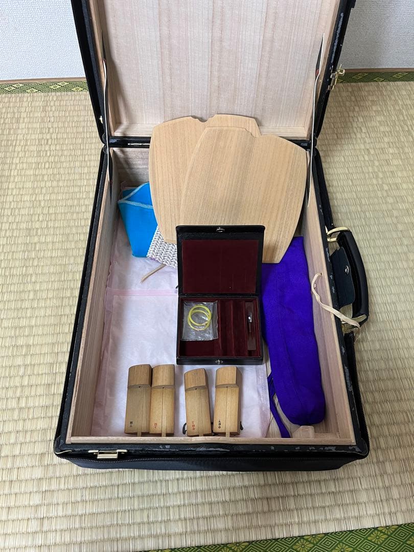 訳あり 三味線 三つ折り ケース付