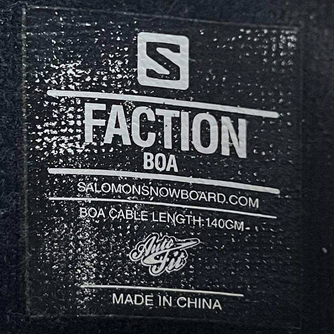 【即日発送】スノボブーツ　SALOMON FACTION BOA 27.0cm