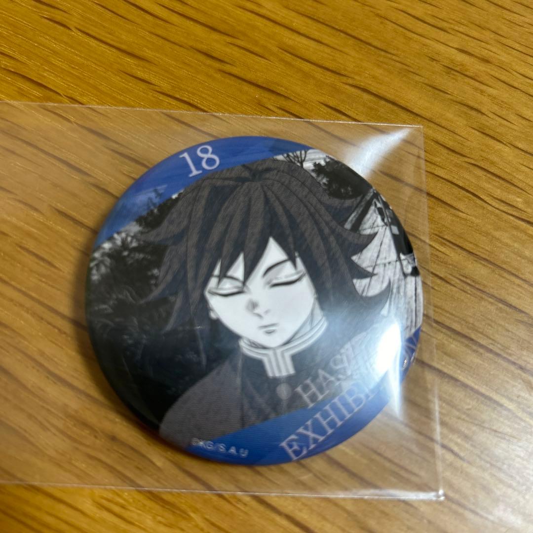 鬼滅の刃柱展エモーショナル缶バッジ冨岡義勇