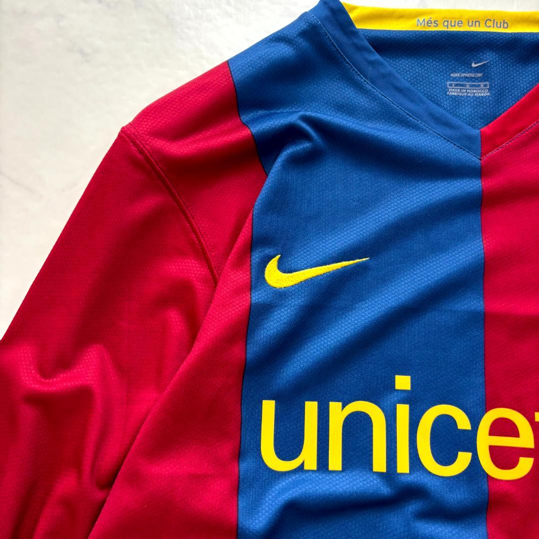 NIKE FCバルセロナ 長袖ユニフォーム L（C597）