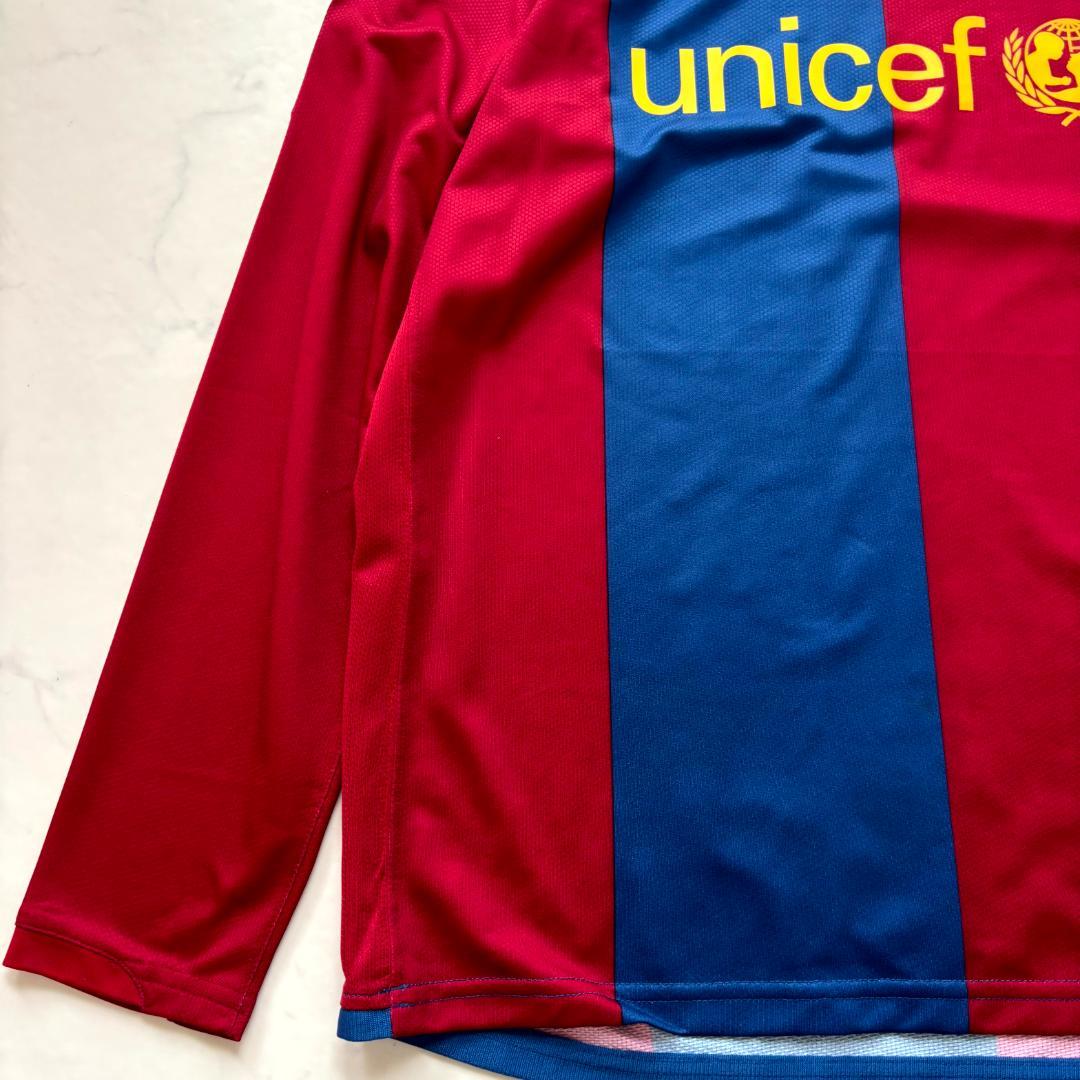 NIKE FCバルセロナ 長袖ユニフォーム L（C597）