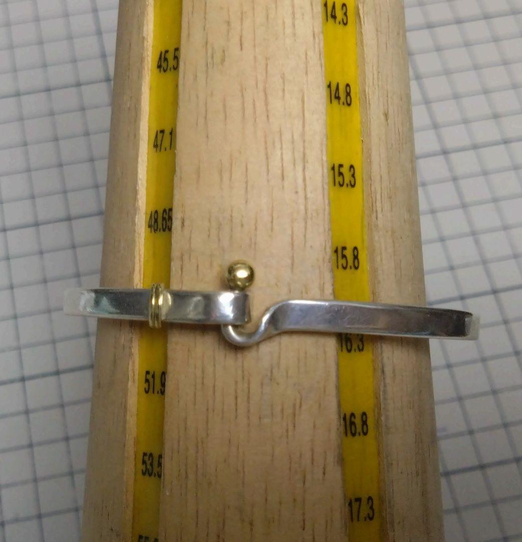 Tiffany&Co. フック＆アイ バングル ＃18 Ag750 K18YG