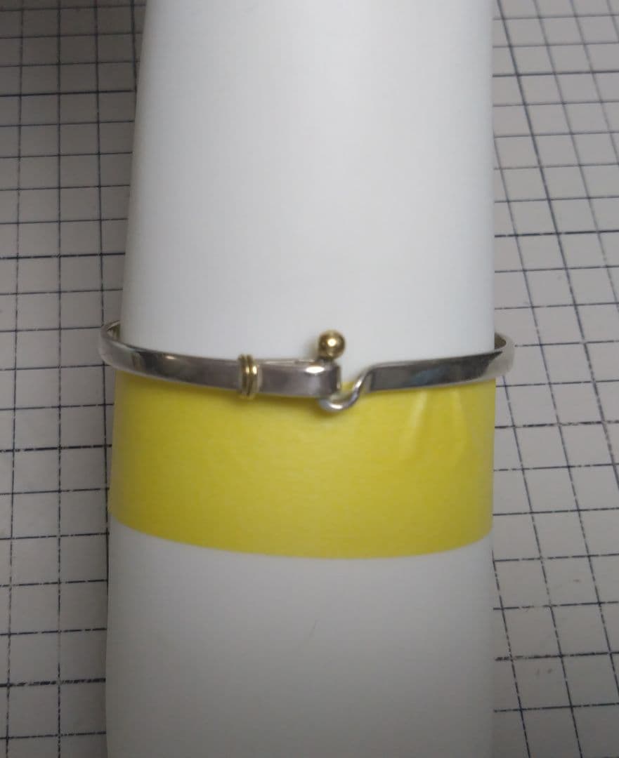 Tiffany&Co. フック＆アイ バングル ＃18 Ag750 K18YG