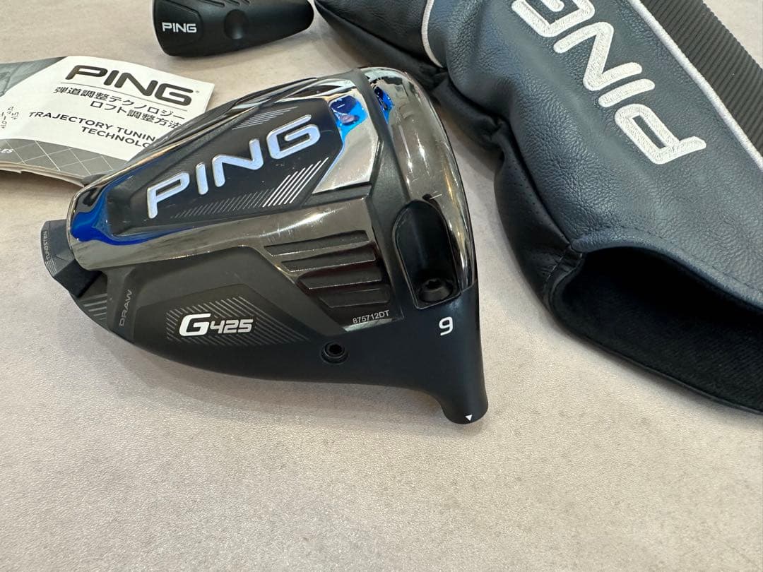 PING G425 MAX 9 ドライバー ヘッドカバー レンチ付き
