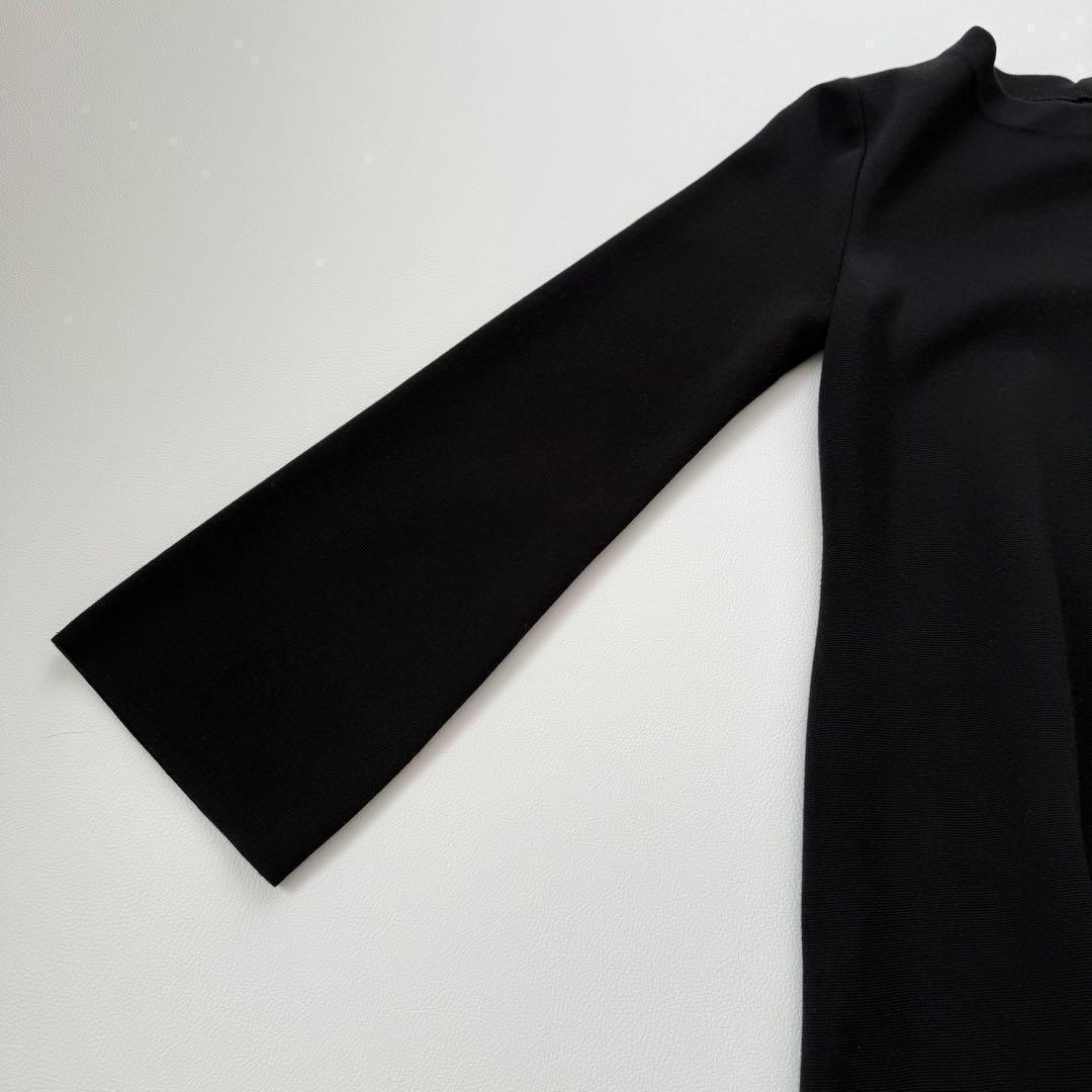 希少✨フォクシー✨ニットドレス フレグランス ワンピース　バックリボン　黒　38