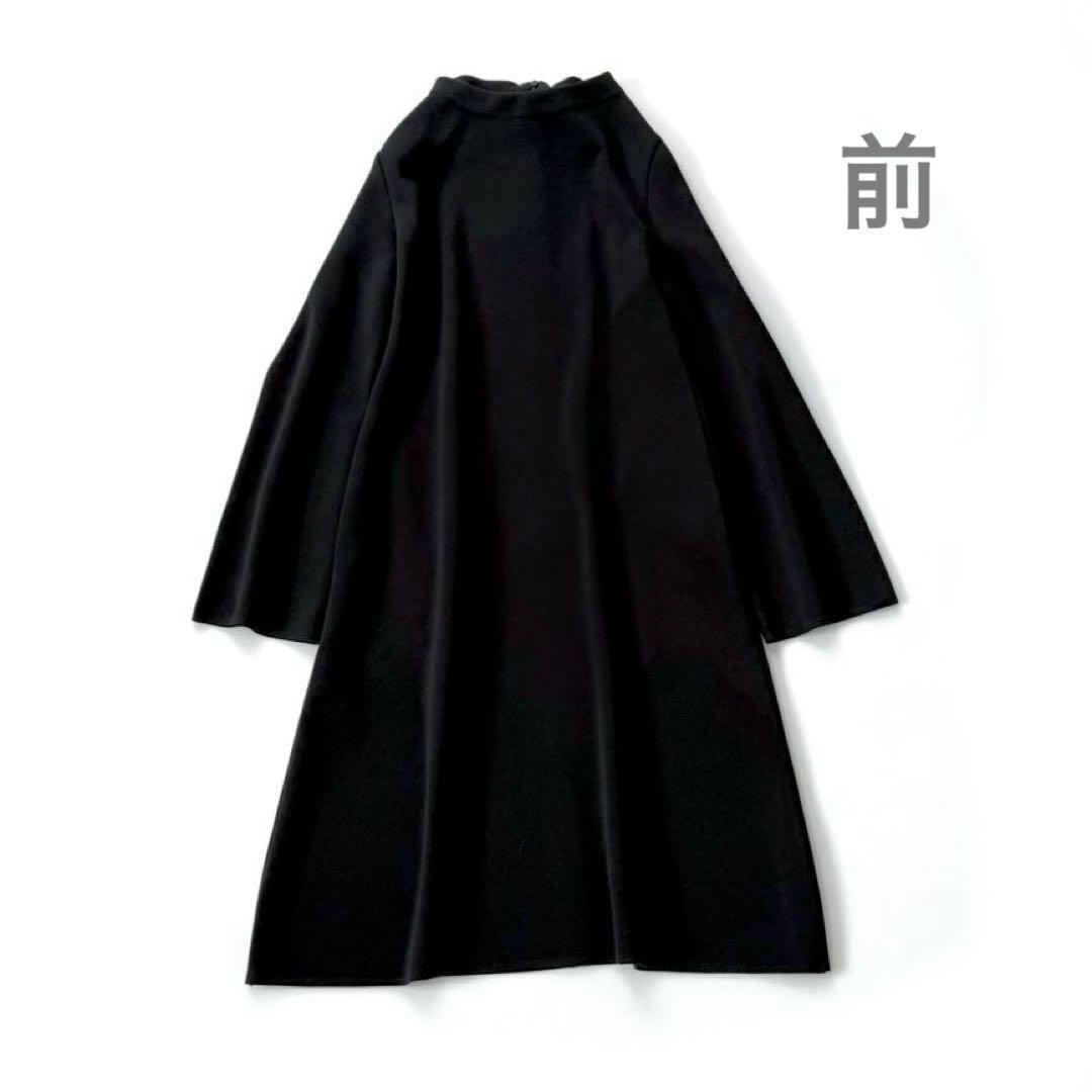 希少✨フォクシー✨ニットドレス フレグランス ワンピース　バックリボン　黒　38