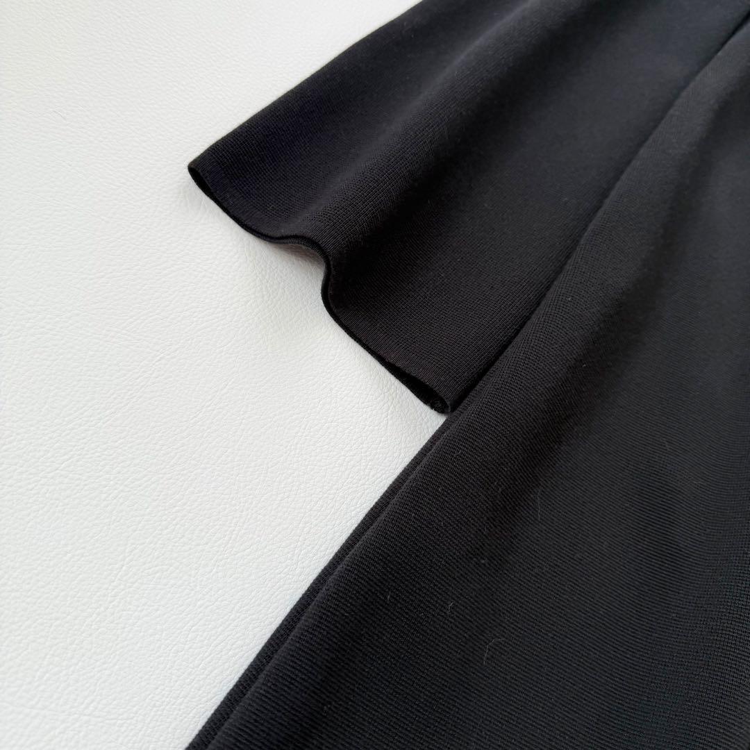 希少✨フォクシー✨ニットドレス フレグランス ワンピース　バックリボン　黒　38