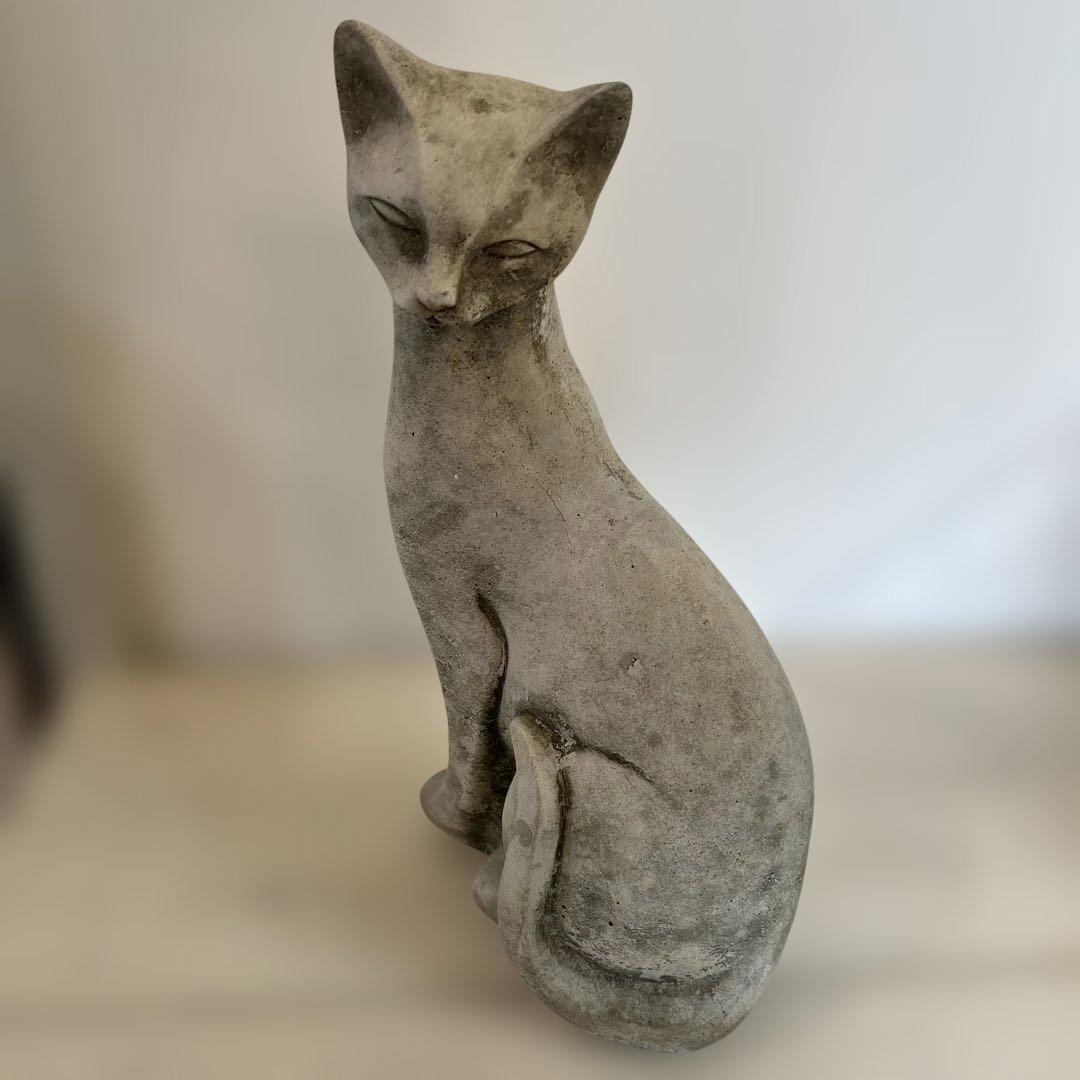 英国ガーデンオーナメント猫