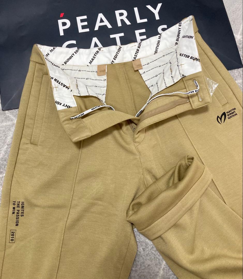 新品 パーリーゲイツ マスターバニー ソリストヒート ツイルパンツ(5)サイズL