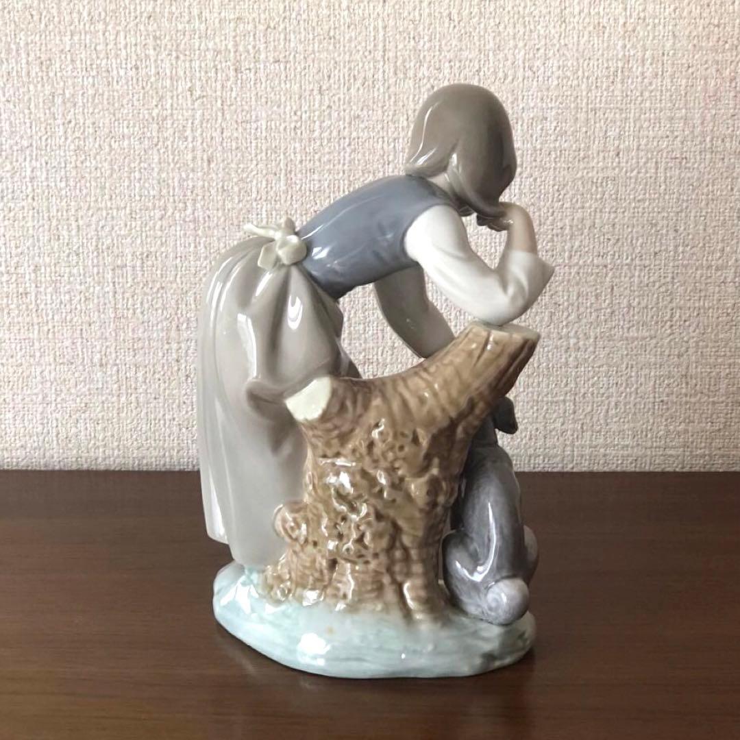 LLADROリヤドロ「おとなしくしてね」陶器人形 スペイン製 未使用