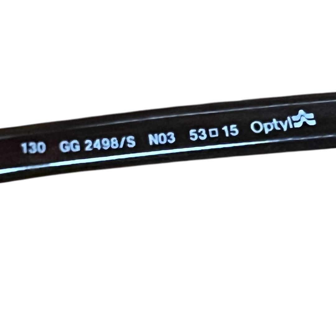 グッチ サングラス130 GG2498/S N03 53□15 Optyブラック