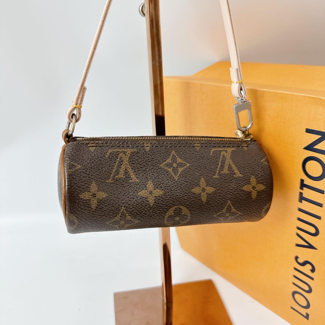 ルイヴィトン モノグラム 新型 パピヨン付属ポーチ ストラップ補修品