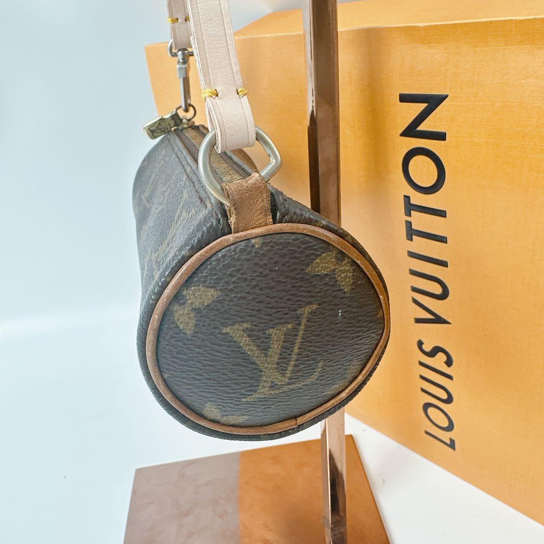 ルイヴィトン モノグラム 新型 パピヨン付属ポーチ ストラップ補修品