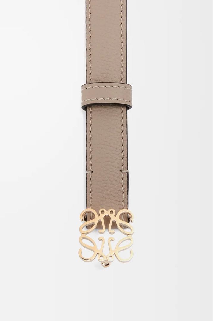 未使用　LOEWE アナグラムベルト　サンド/ゴールド　ベージュ