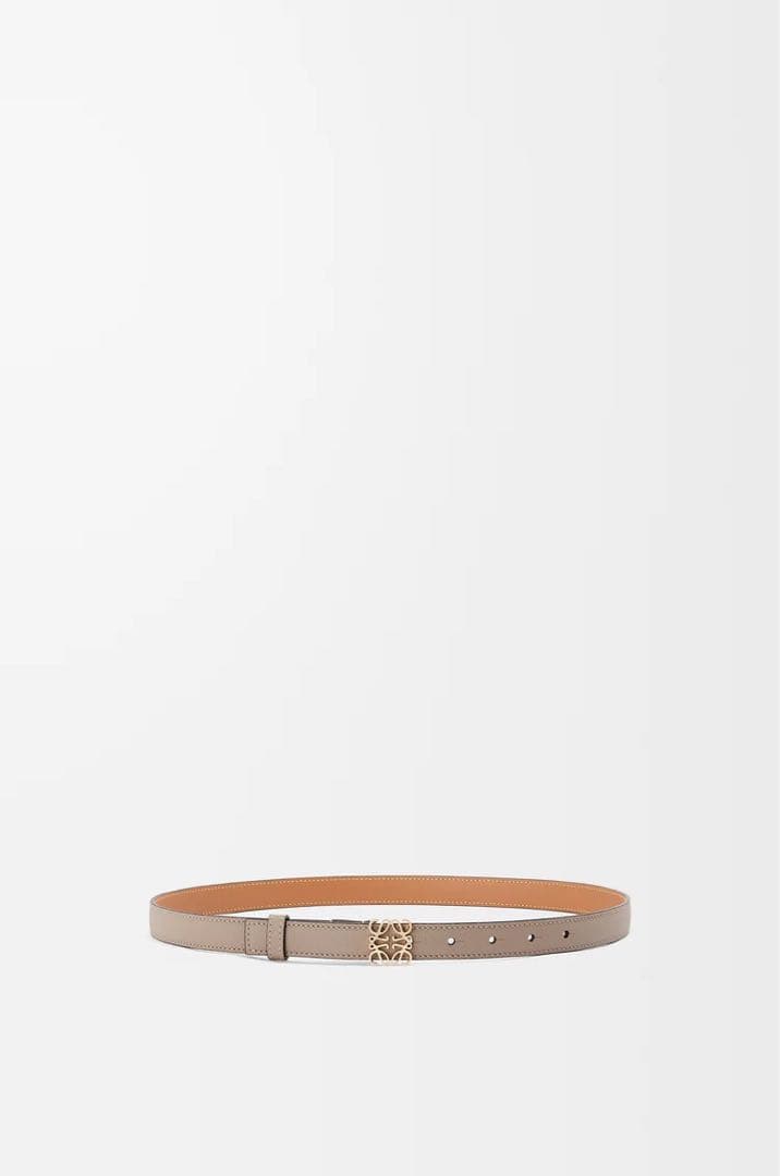 未使用　LOEWE アナグラムベルト　サンド/ゴールド　ベージュ