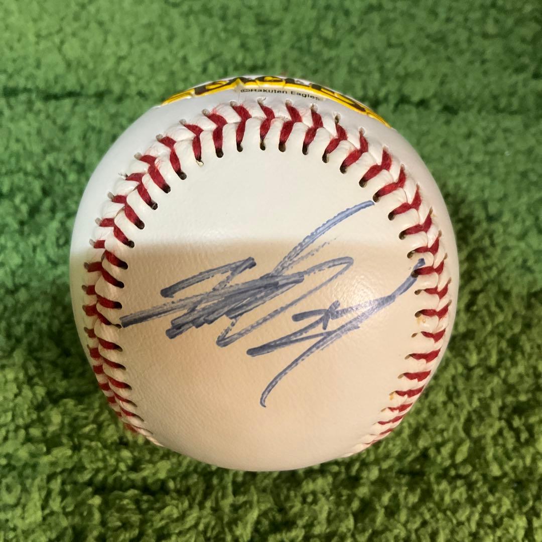 楽天イーグルス 岡島豪郎 直筆サインボール - メルカリ