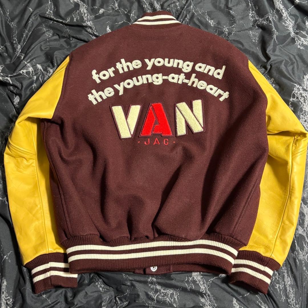 van jacket ヴァンジャケット 2021 ボルドー×イエロー