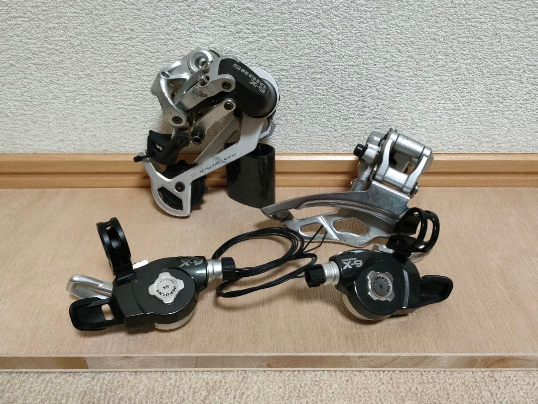 オールドMTBレストアに！】SRAM X9 コンポーネントセット