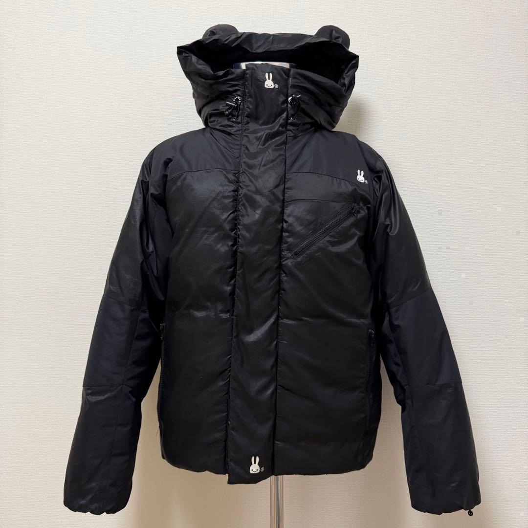 CUNE 耳としっぽ付きダウンジャケット ドローコード 黒 定価60500円