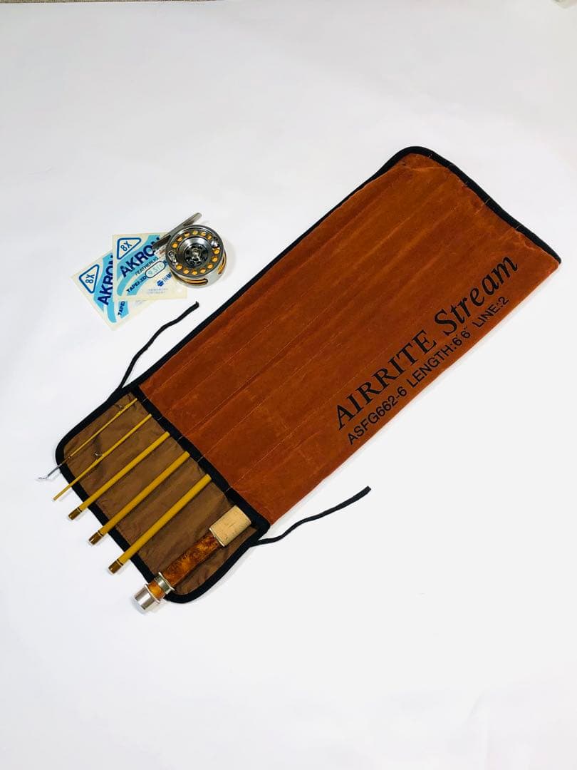 アキストエアーライト・ストリームグラスファイバー・パックロッド6P おまけ付き