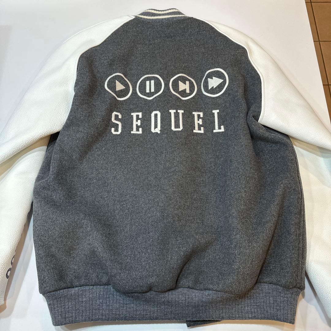 SEQUELスタジャン グレー/ホワイト