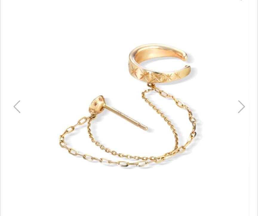 STAR JEWELRY K10 ピアス＆イヤーカフ