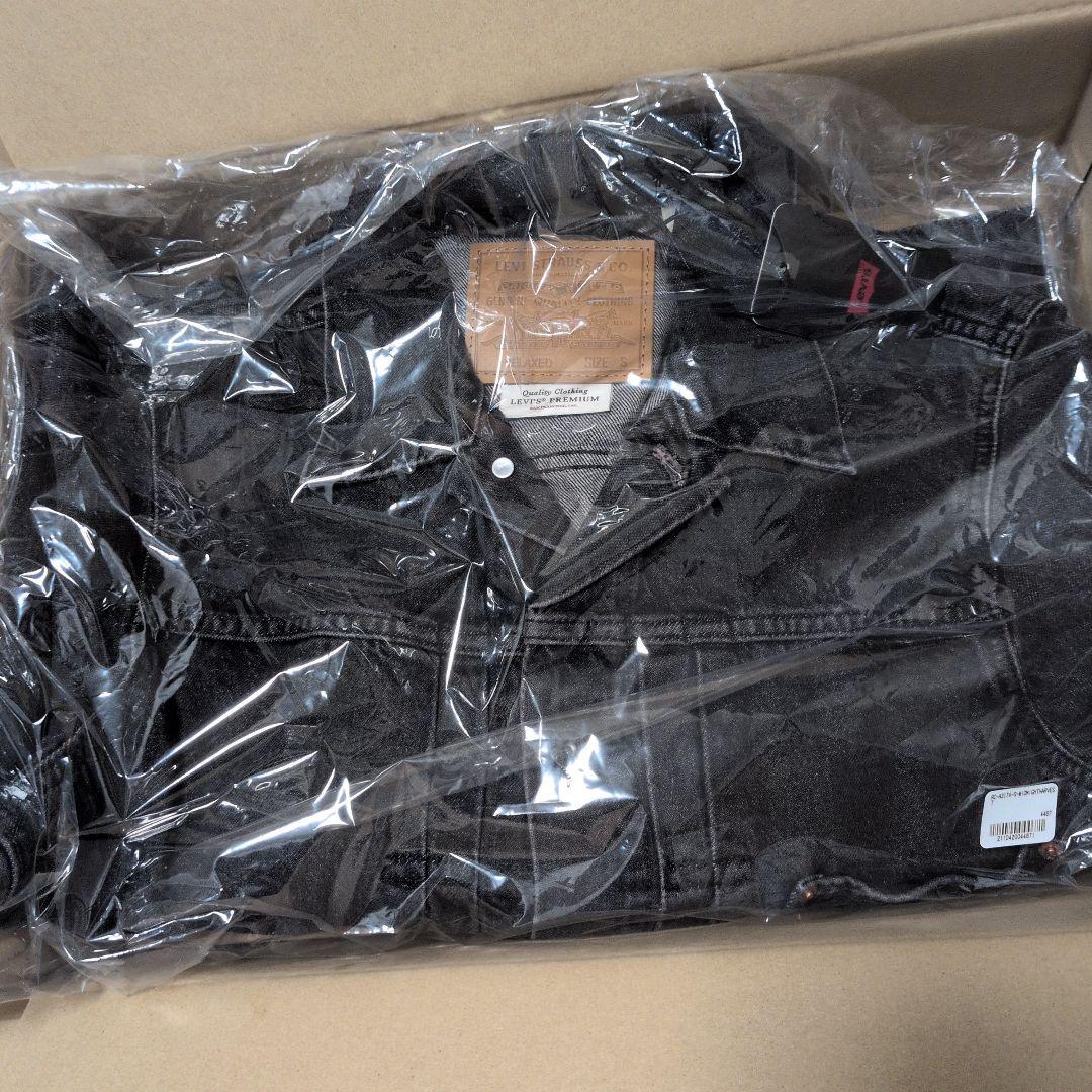 Levi's TYPE 1 デニムジャケット ブラック S（М）