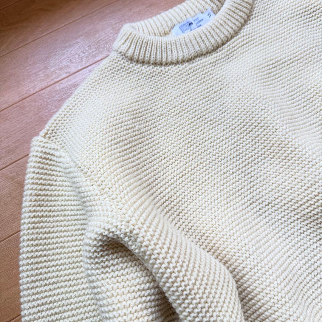 Kerry Woollen Mills クルーネックセーター アイボリー 38