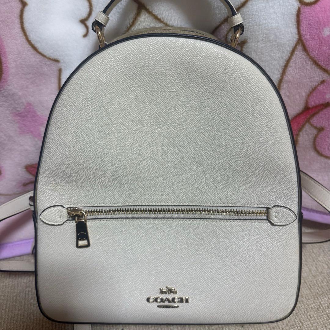 RあーるCOACH コーチ リュック　ホワイト