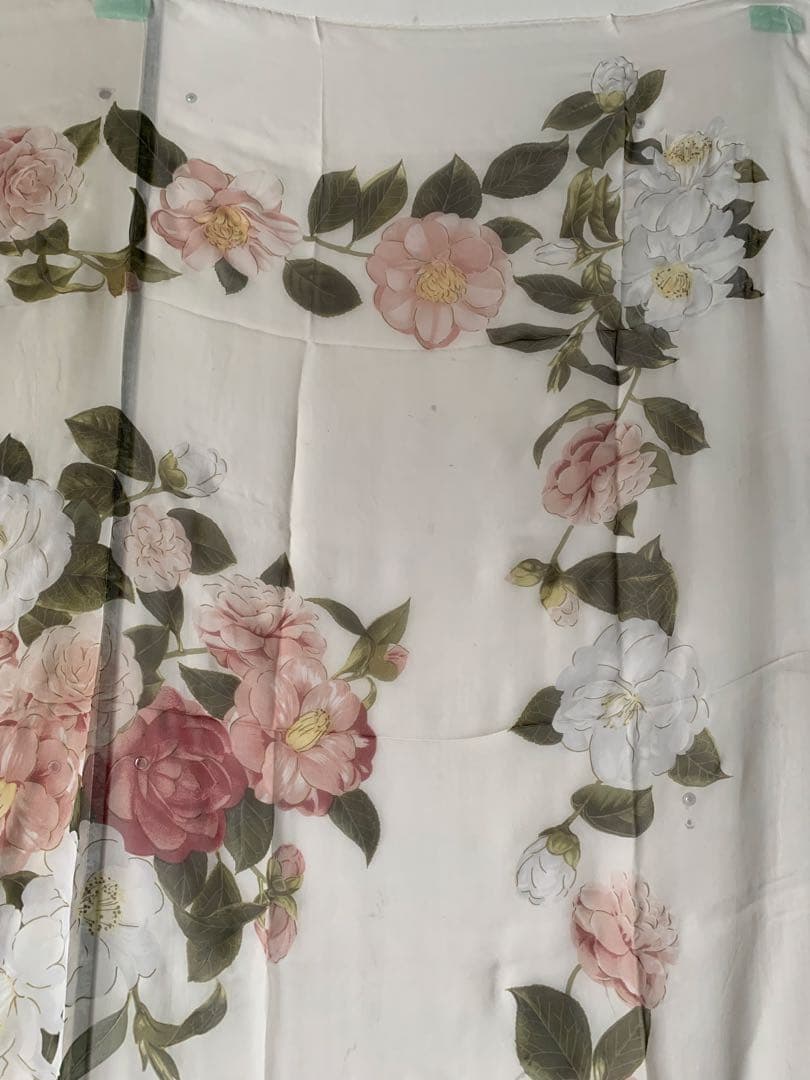 CHANEL シャネル　ストール　花柄