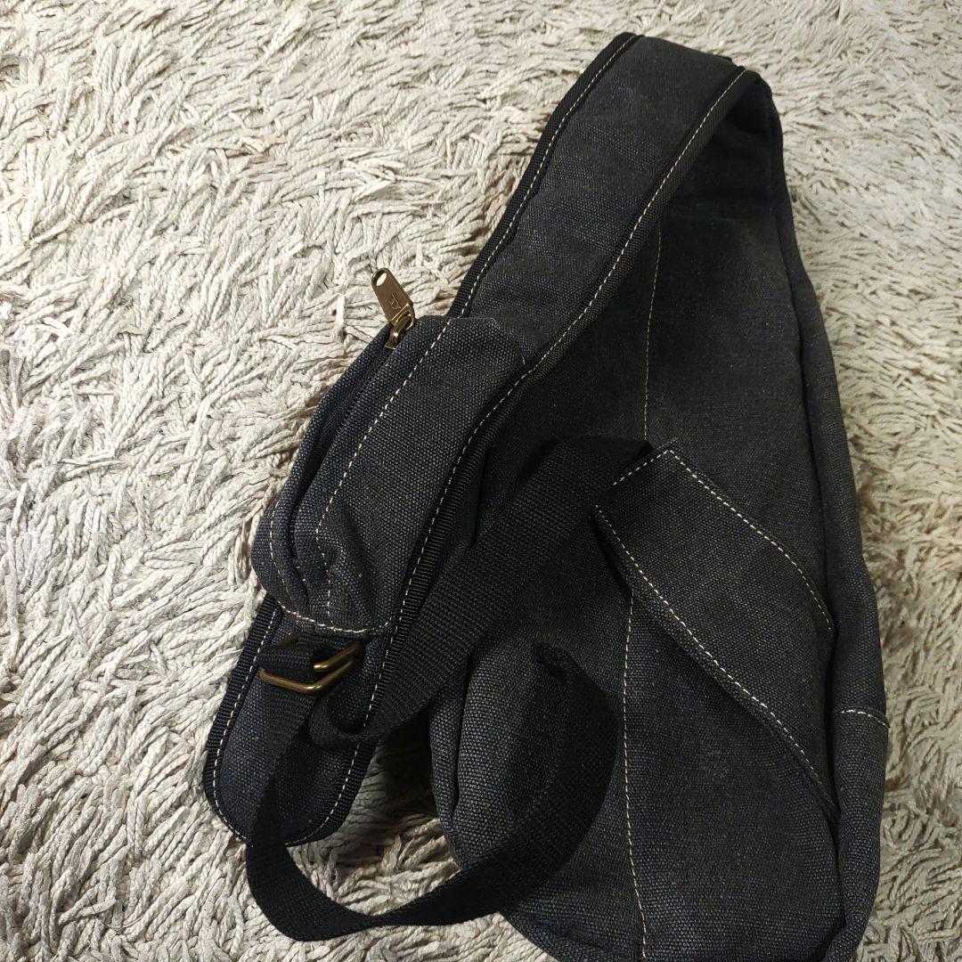 【新品未使用】DIESEL　ディーゼル　ボディバッグ　デニム　グレー