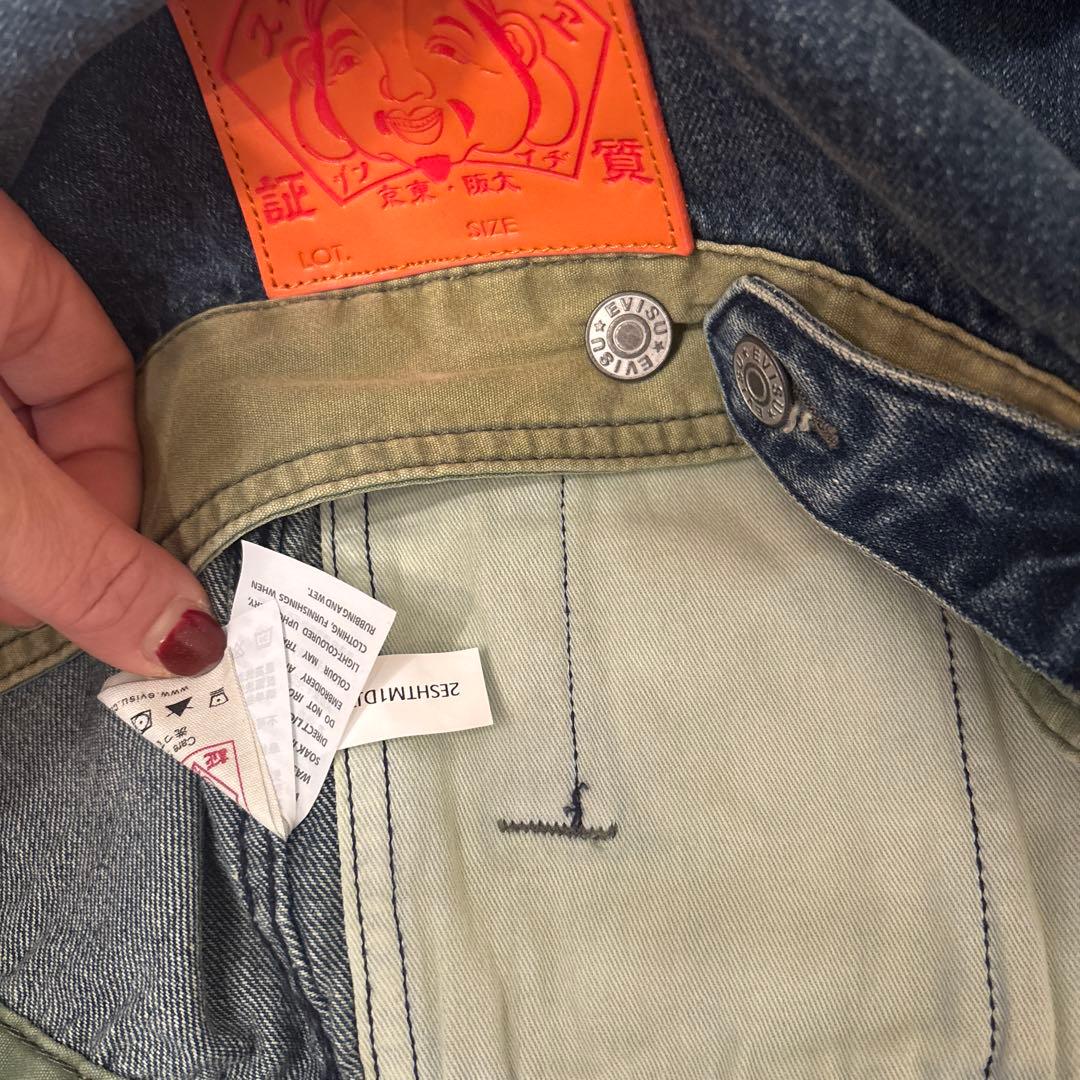 マスタングSP　エヴィスEVISU Gジャン デニムジャケットＭサイズ