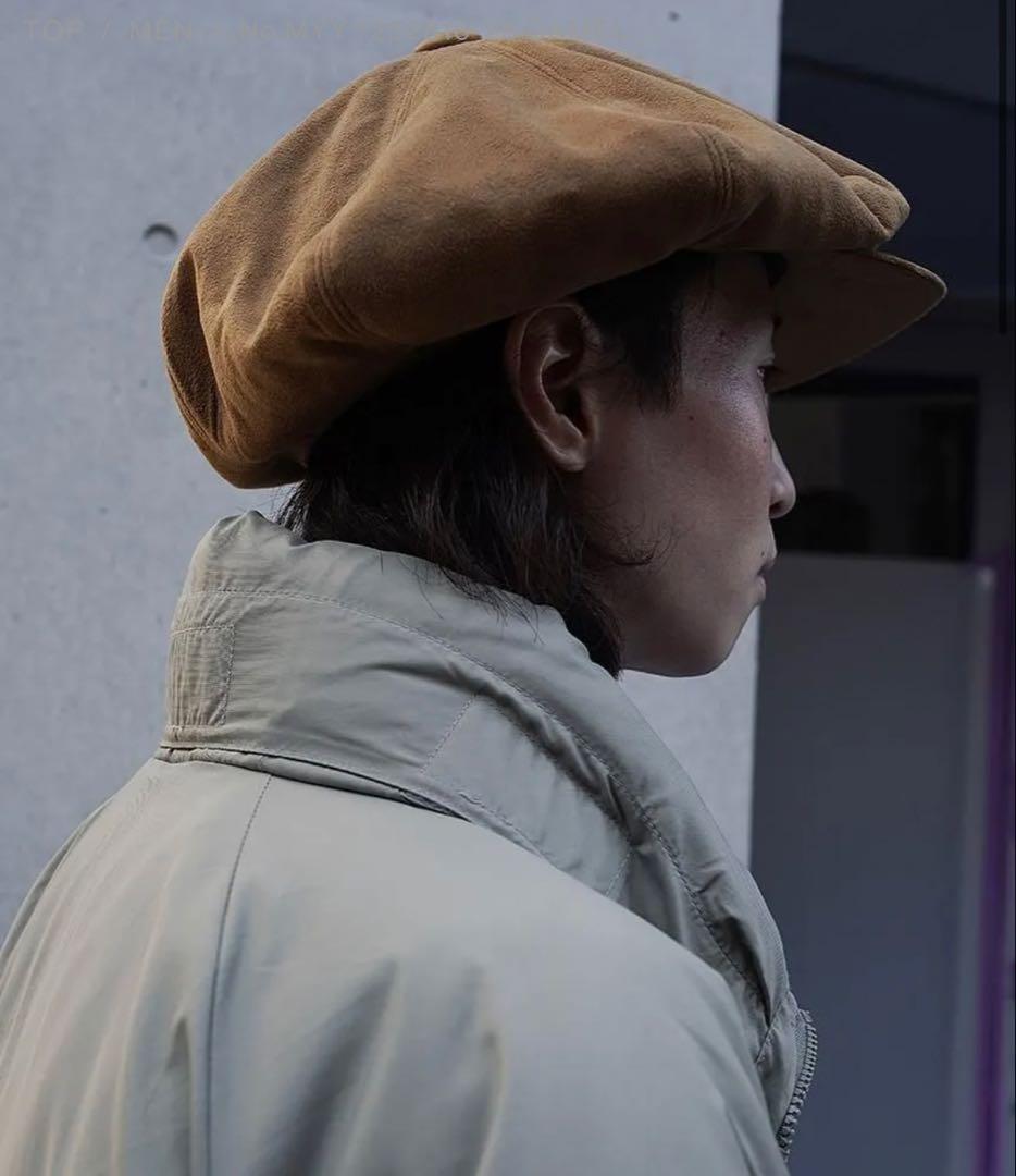 Hender Schemeエンダースキーマ】ピッグレザーキャスケット