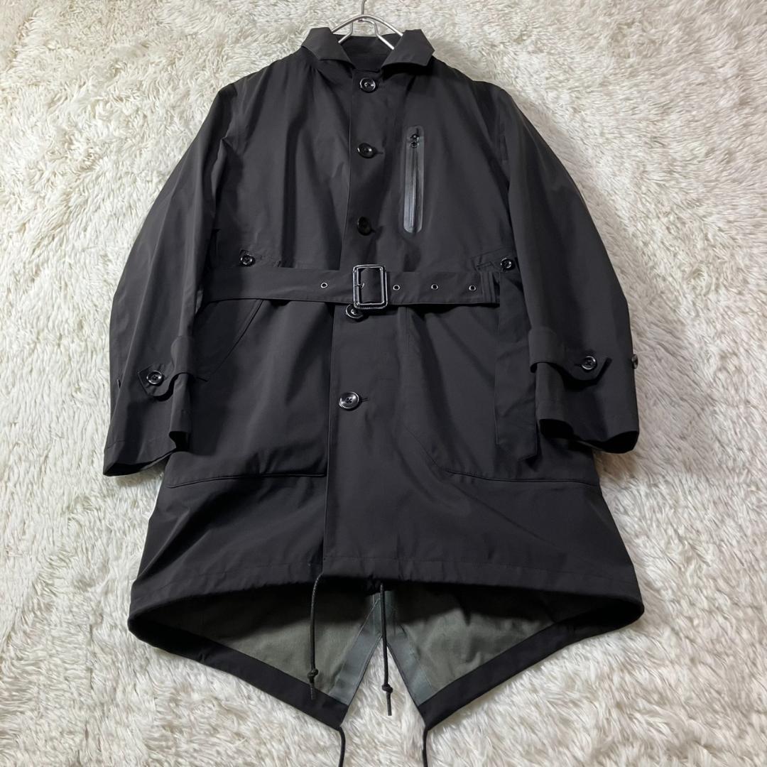 美品 ダーバン GORE-TEX ダウンライナー ステンカラーコート ベルト M