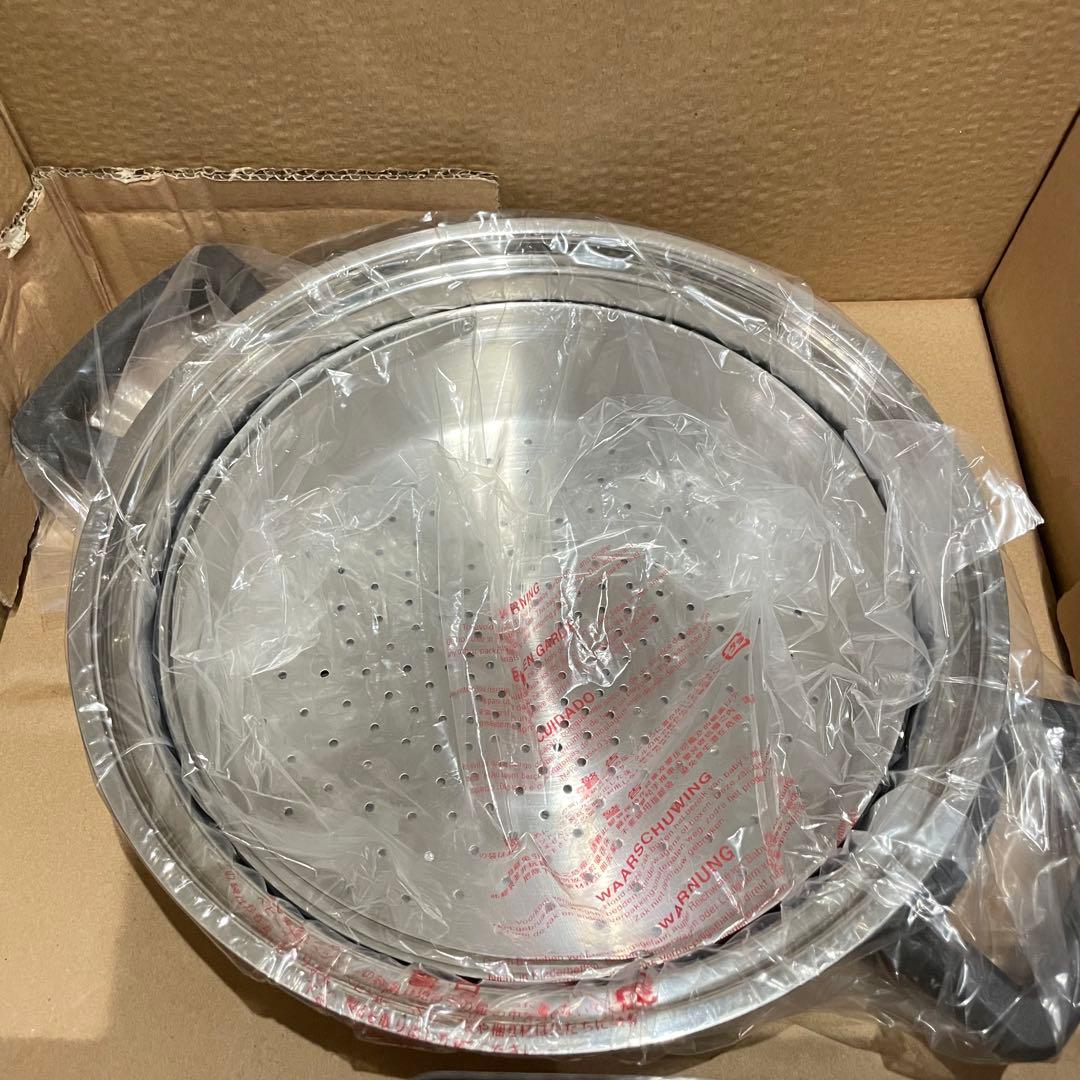 【未使用】MEYER マイヤー クイッカークッキング レッド 24cm 4.0L