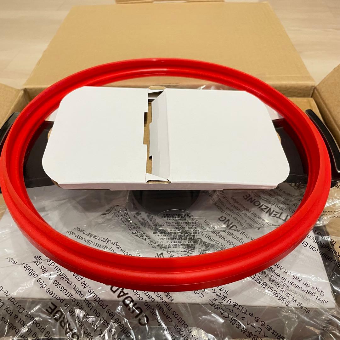 【未使用】MEYER マイヤー クイッカークッキング レッド 24cm 4.0L
