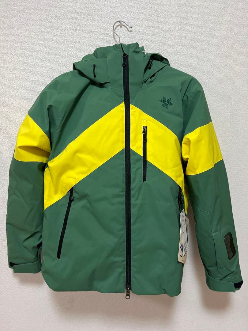 新品Goldwin スキーウェア XSサイズ 緑×黄
