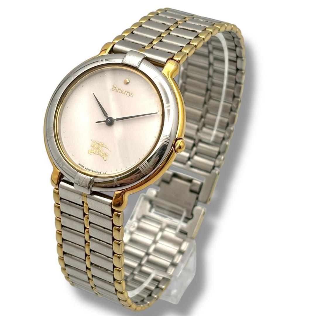 稼働 バーバリー 腕時計 クオーツ メンズ 4630-E60795 コンビ - メルカリ