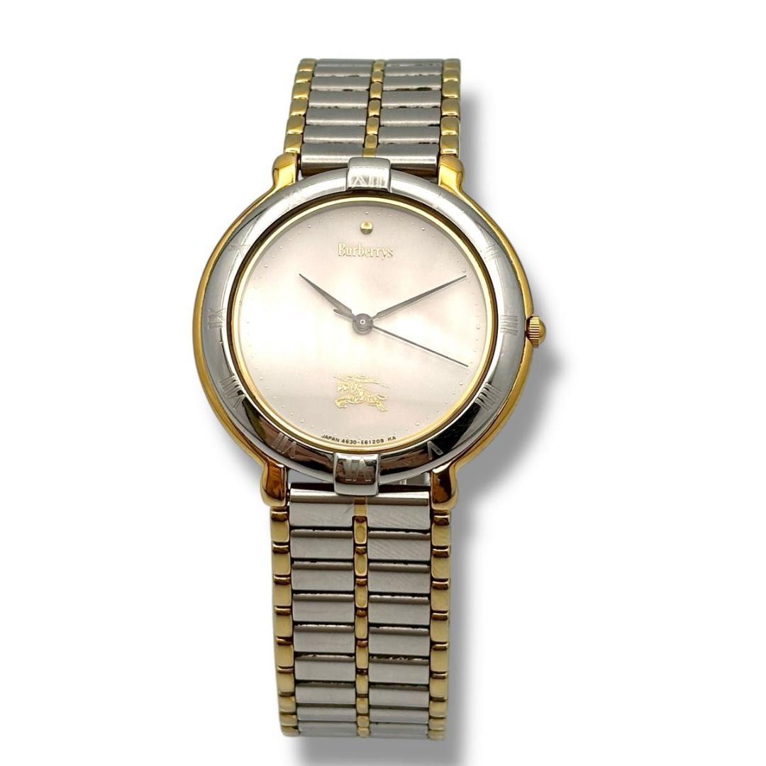 稼働 バーバリー 腕時計 クオーツ メンズ 4630-E60795 コンビ - メルカリ