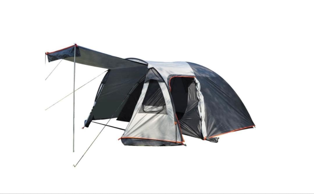 テント 2ルーム 4人用 オールインワン キャンプ 防水 キャンピングテント