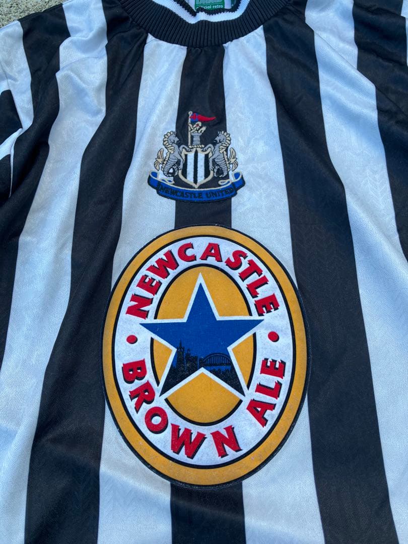 希少】90s'/SCOREDRAW×ニューカッスル/リアムギャラガー M - メルカリ